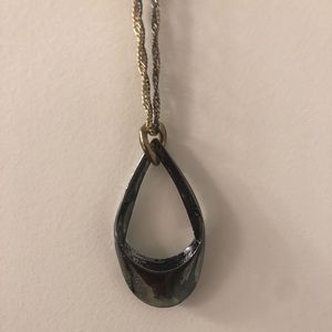 Silver & Gold Statement Long Necklace